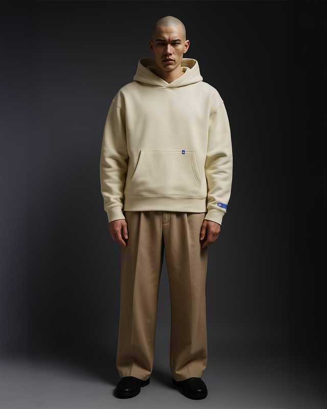 Pure Series Hoodie in Cream