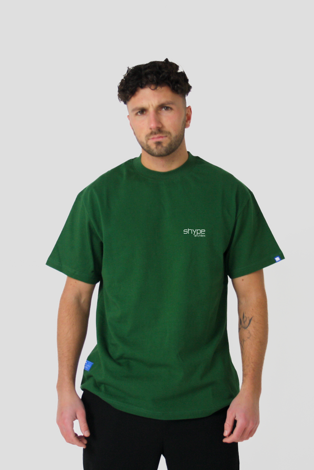 Geometric Nature T-shirt in Racing Green