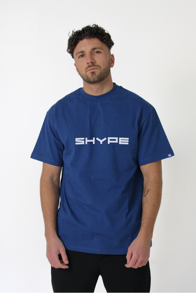 Signature T-shirt in Blue Insignia