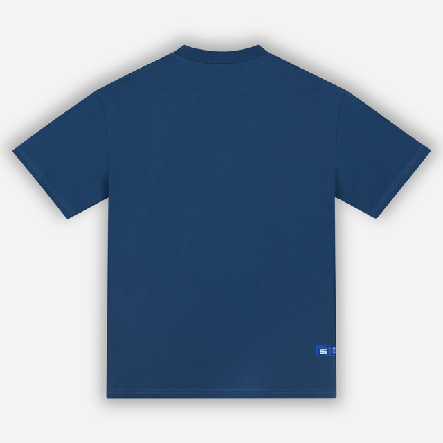 Signature T-shirt in Blue Insignia