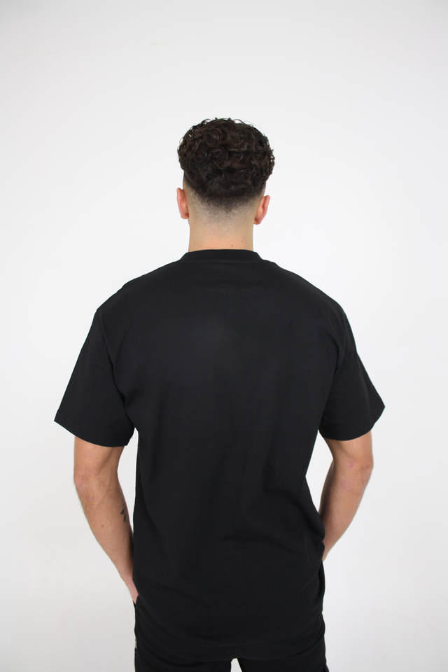 Structual Silhouette T-shirt in Black
