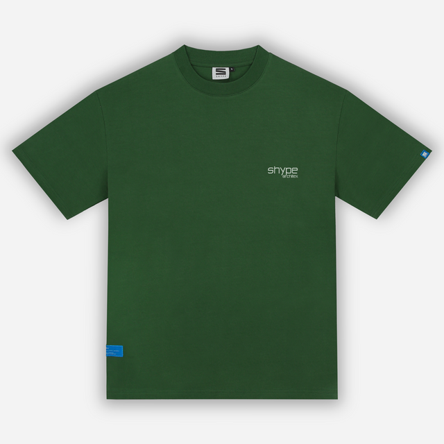 Modernist Blueprint T-shirt in Racing Green